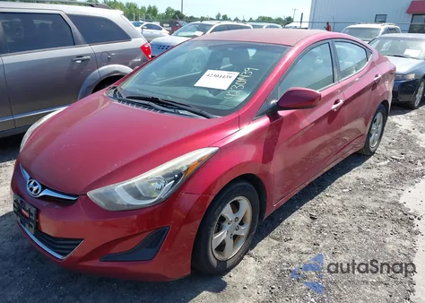 2015 Hyundai Elantra Se from USA, damaged, VIN 5NPDH4AE3FH631235